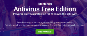 Encok indirilen ucretsiz virus programi Bitdefender